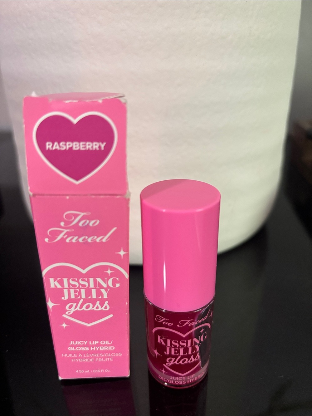 Too Faced Kissing Jelly Gloss - Raspberry Pink Shine